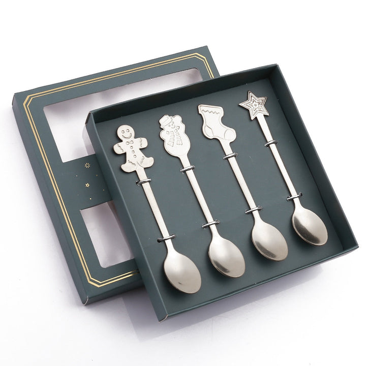 Lisslune | 4Pcs Christmas Best Wishes Tableware Set