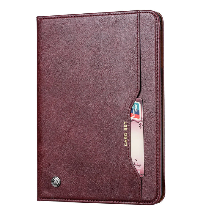Lisslune | Leather Flip Case for iPad 9.7 (2017-2018), 10.2 (7th/8th Gen), Air 2/3/4, Pro 9.7/10.5/11 - Waterproof, Shockproof, Business Tablet Case