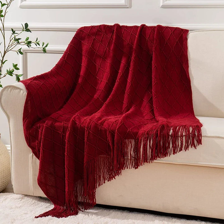 Lisslune | Diamond Fringe Blanket
