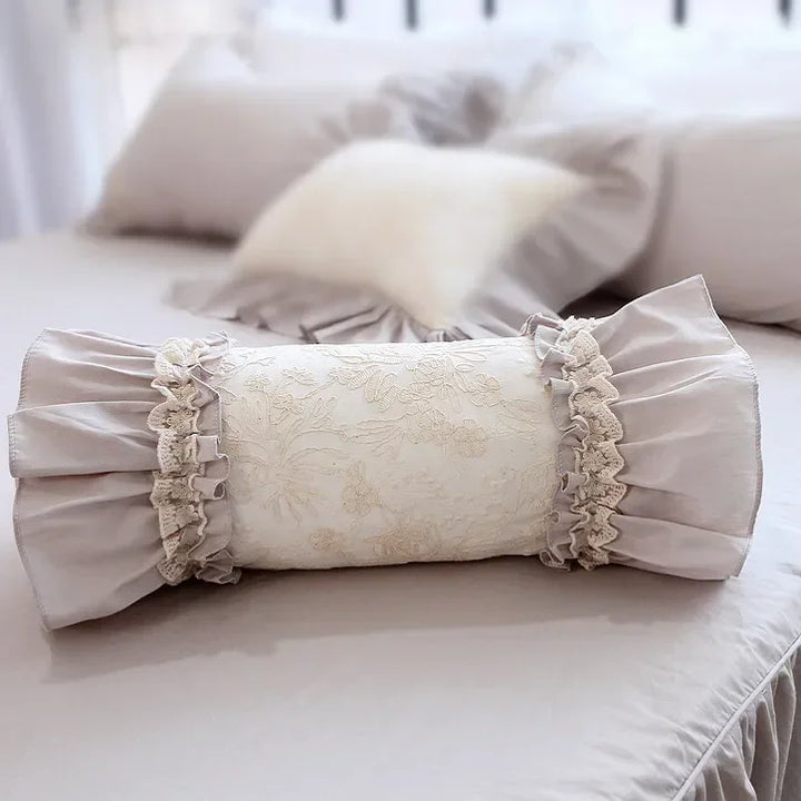Rynx Lace Ruffle Pillowcases Home Decor Bedding Pillowcase Bed Pillow Candy Pillow Princess Lumbar Pillow Sofa Throw Pillow