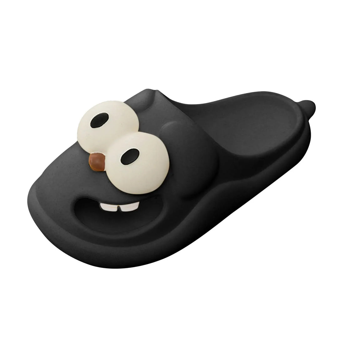 Rynx | Popular Big Eye Dog Slippers Cute Funny Big Eye Dog Fun Cartoon Eva Slippers for Women Non-Slip Slippers for Indoor