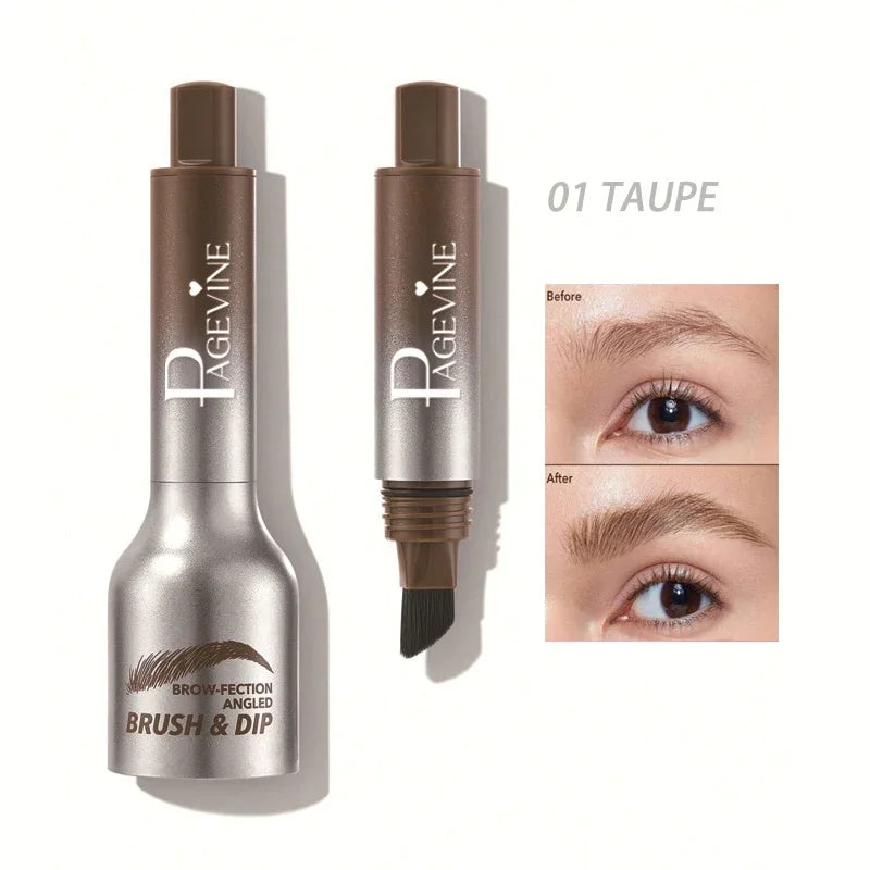 Rynx | 3D Color Pencil Eyebrow Microblading Anti-Smudge Waterproof Long-Lasting Black Brown Brush Natural Wild Eyebrow Enhancer Cream
