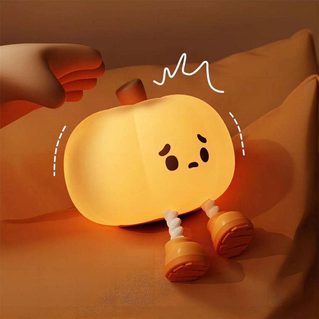 Lisslune | Sad Pumpkin Touch Sensor Lamp Decor