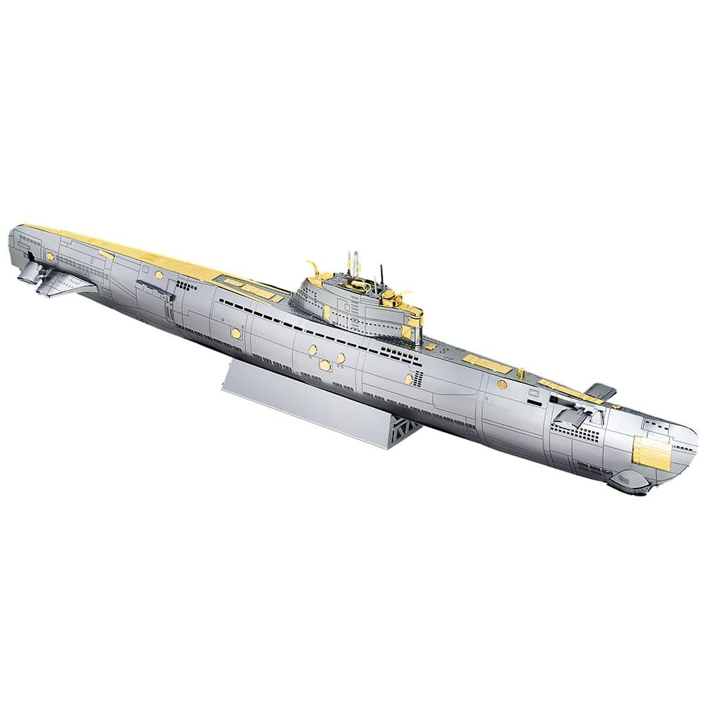 Lisslune | Ocean Explorer Metal Submarine DIY Assembly Kit for Teenagers