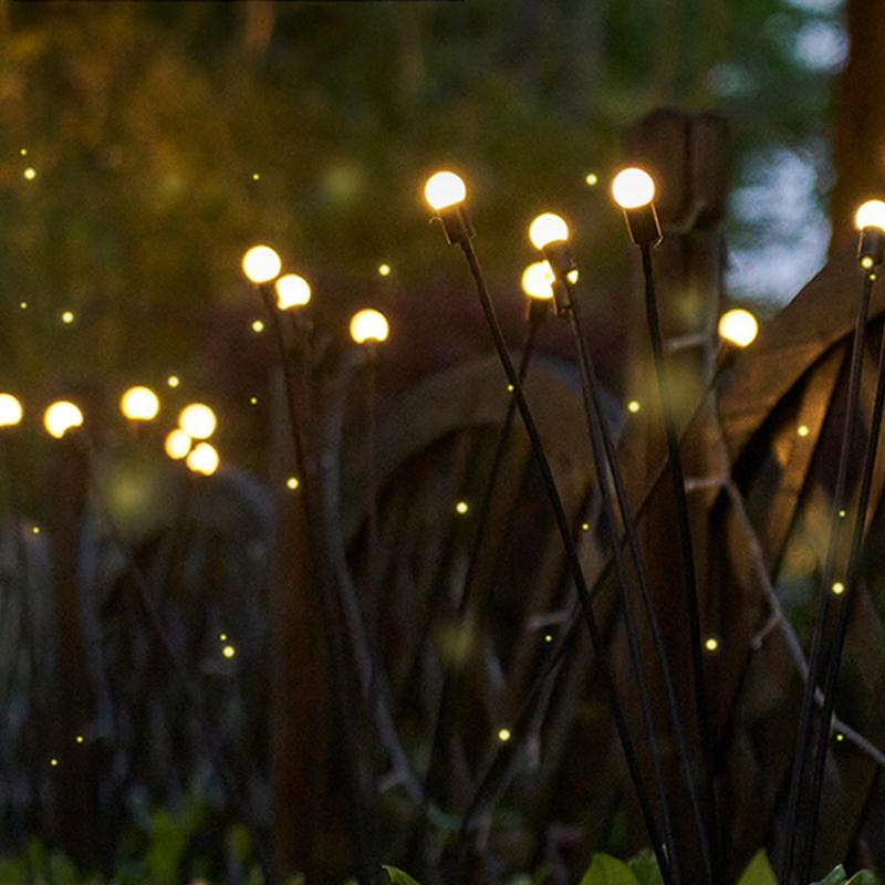 Lisslune | Solar Reed Waterproof Fiber Patio Lights