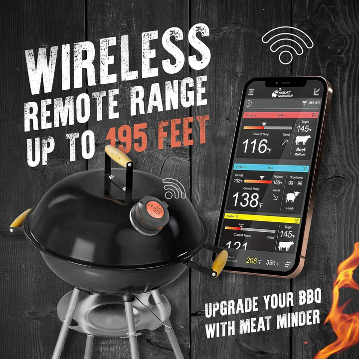 Lisslune | TempMaster BBQ Thermometer – App-controlled & Multi-zone capable