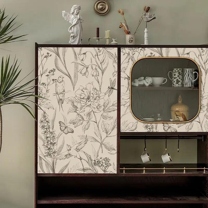 Lisslune | Chic Black-and-white Peel and Stick Wallpaper for Stylish Home Transformations