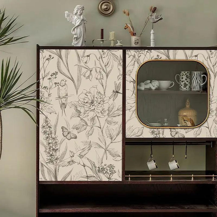 Lisslune | Chic Black-and-white Peel and Stick Wallpaper for Stylish Home Transformations
