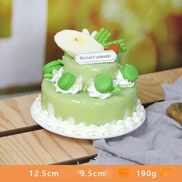 Lisslune | Realistic Synthetic Fruit Cake Model for Home Decor and Photography - 1 pc. FCYY-MIX2
