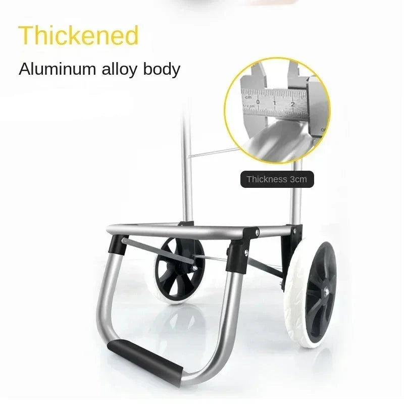 Lisslune | Large Capacity & Waterproof Folding Shopping Cart – Movaro