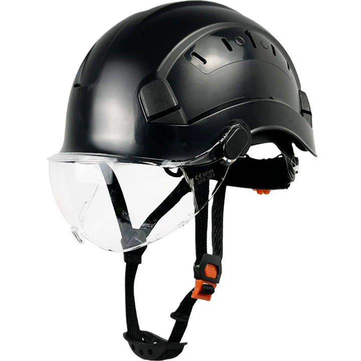 Lisslune | CE ABS Safety Helmet with Goggles & Visor – SafeGuard