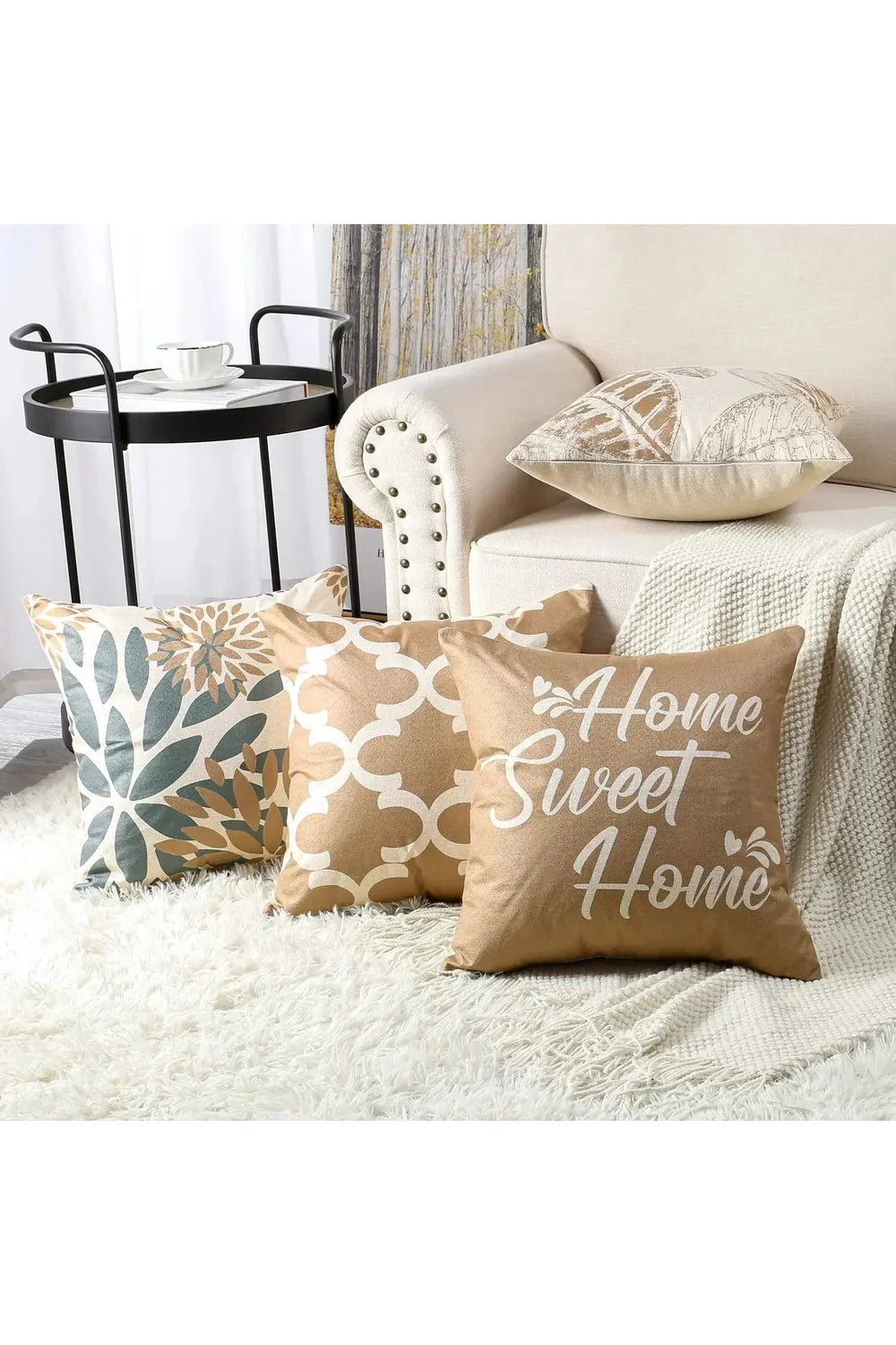 Lisslune | Leaf Linen Pillowcase