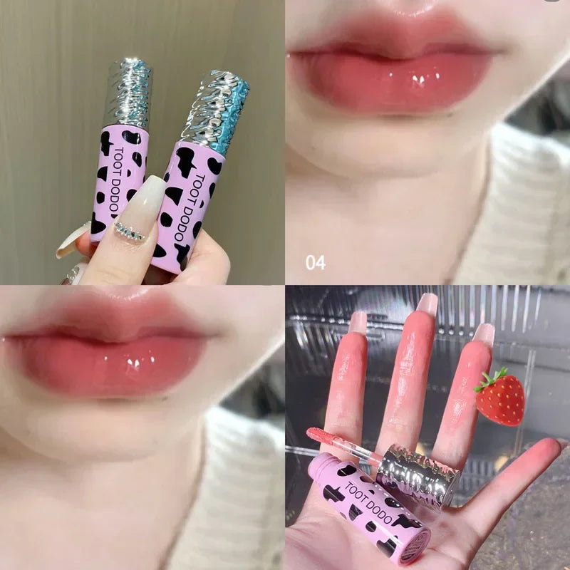 Rynx | Mirror Lip Shine Water Light Clear Lip Gloss Long-lasting Moisturizing Waterproof Non-sticky Cup Lip Color Korean Cosmetics