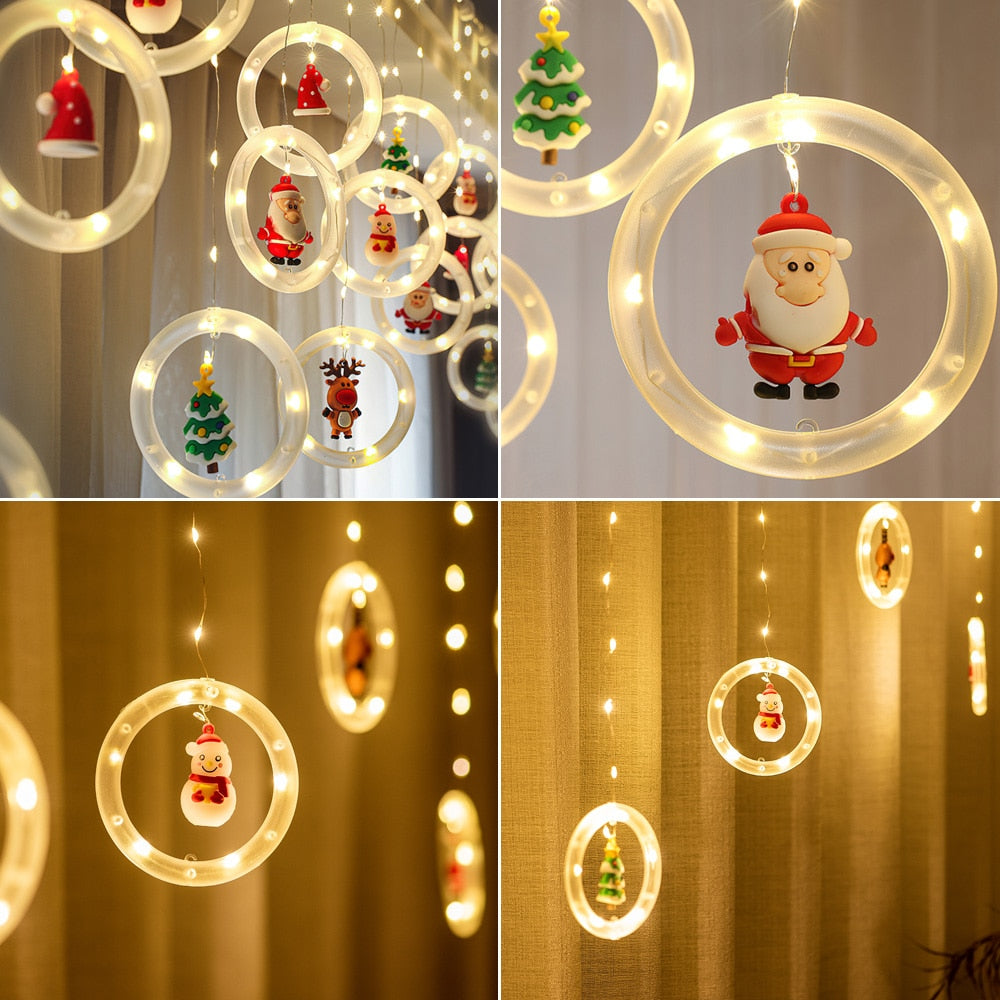Lisslune | Christmas Decoration Hanging LED Lights