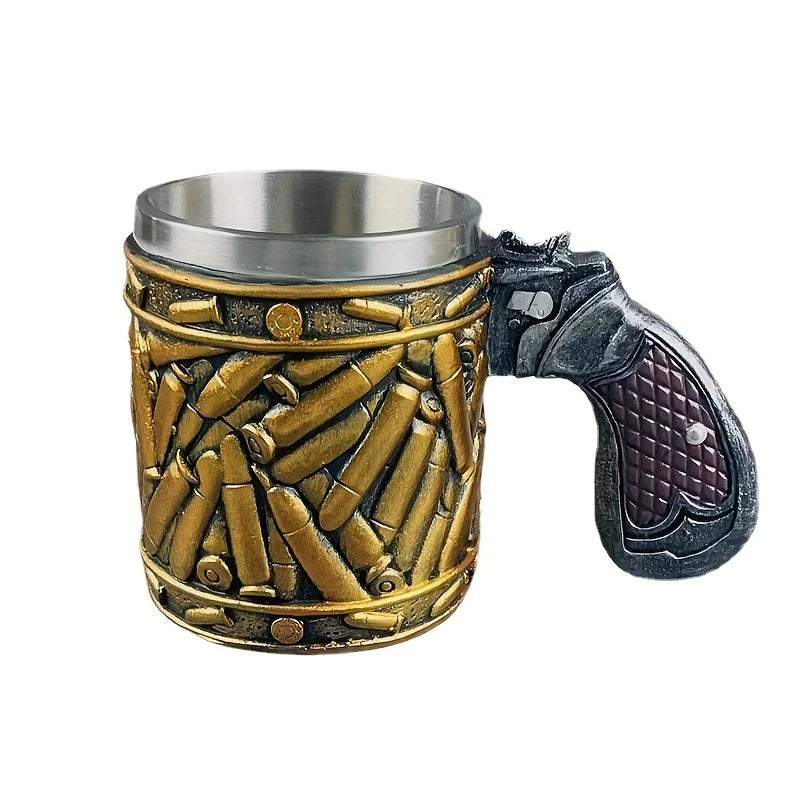 Lisslune | Gun Handle Bullet Design Mug