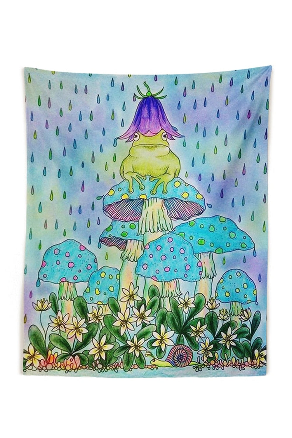 Lisslune | Frogs World Psychedelic Tapestry