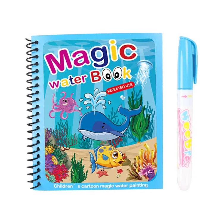 Lisslune | Magical Water Coloring Book with Pen