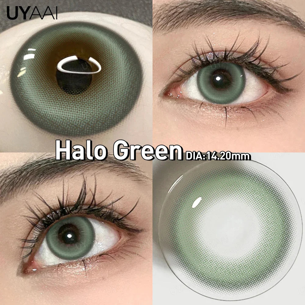 Rynx | 1 Pair Brown Lenses Natural Large Eyes Gray Lenses Cosmetics Korean Style Lenses y2k Colorcon Blue Eye Contacts Purple Lenses