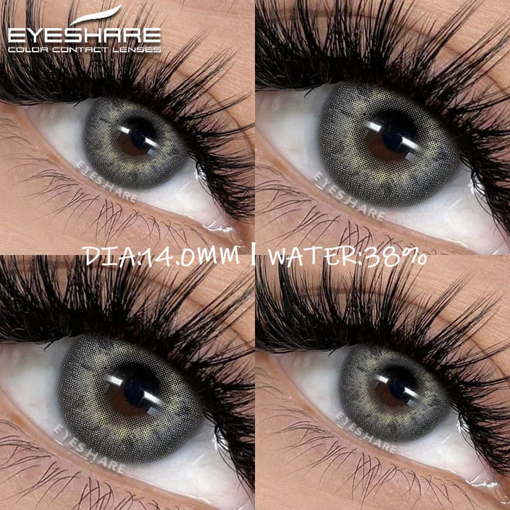 Rynx | Colorful Contact Lenses for Eyes 2 Pieces Blue Lenses Green Lenses Beautiful Pupil Annual Makeup Cosmetic Contact Lens