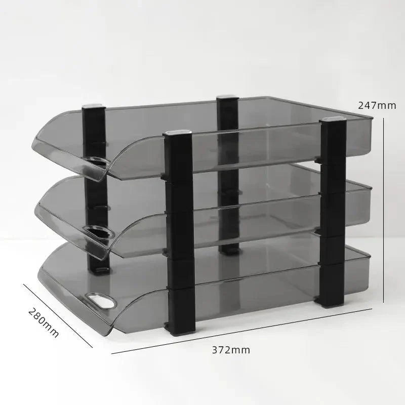 Lisslune | Multilayer A4 File Organizer and Bookshelf - Essential Office Storage Solution