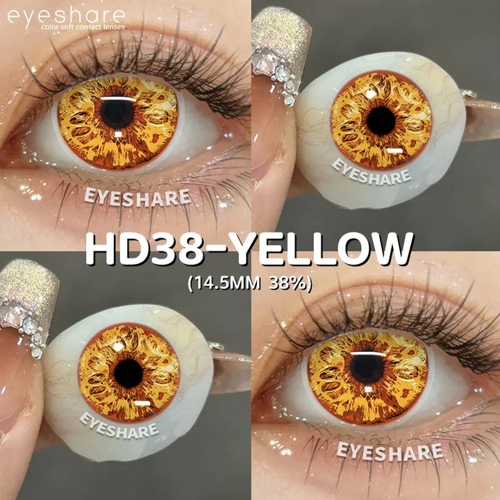 Rynx | 1 Pair Cosplay Contact Lenses Anime Eye Lenses Halloween Beautiful Pupils Red Cosmetic Color Contacts Annual Eye Lenses