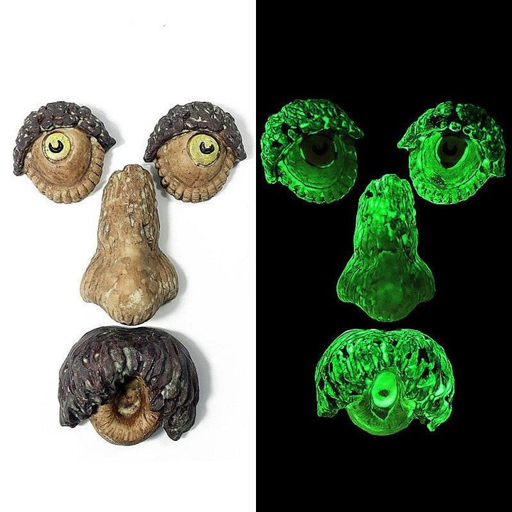 Lisslune | Funny garden decoration tree face old man