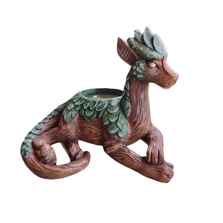 Lisslune | WhimsiDragon Succulent Plant Box with Playful Fantasy Design