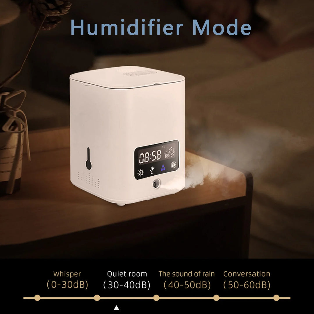 Lisslune | Multifunctional smart hydroponic plant pot with calendar, diffuser and desk lamp