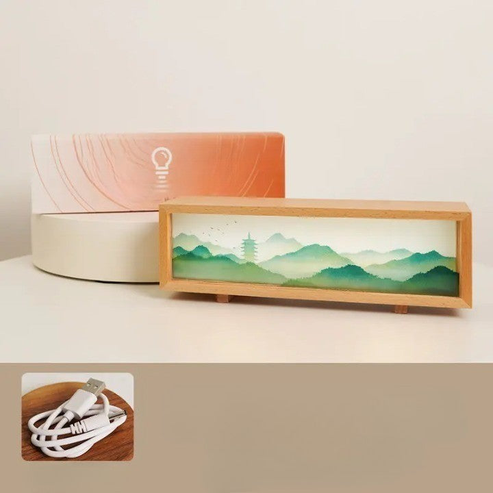 Lisslune | Dream Aura Interactive Desktop Artsy Canvas Lamp