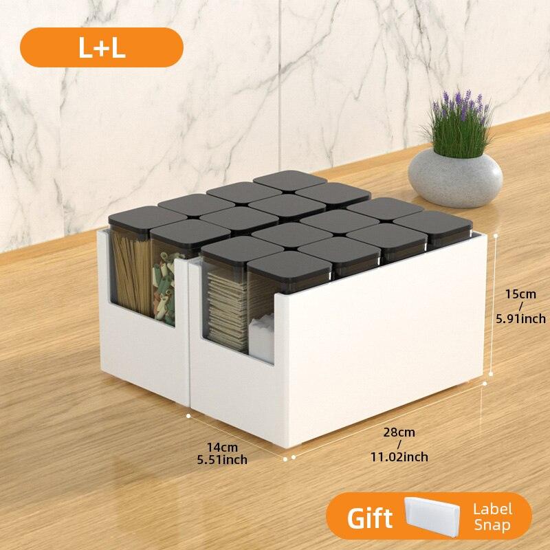 Lisslune | Stylish Kitchen Organizer Set - Modern Solution for Elegant Storage