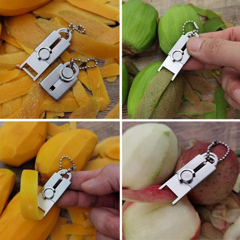 Lisslune | Stainless Steel Mini Vegetable Peeler Keychain