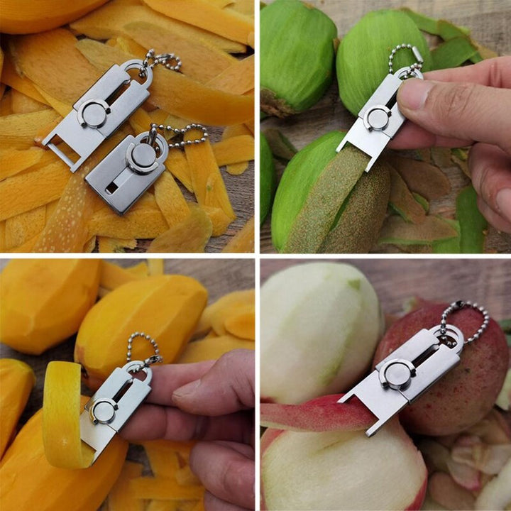 Lisslune | Stainless Steel Mini Vegetable Peeler Keychain