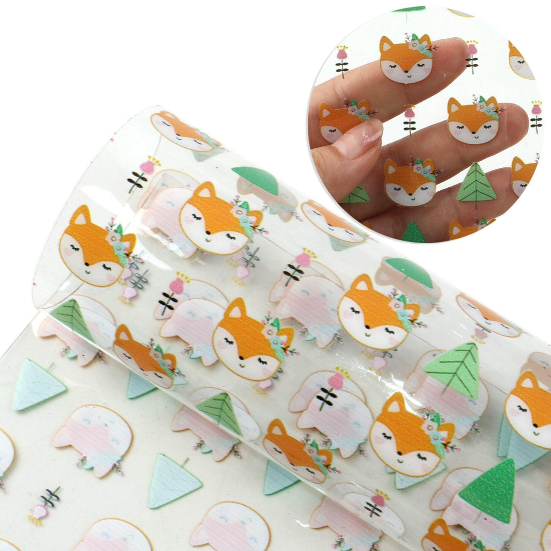 Lisslune | Bunny Egg Design artificial leather crafting sheets for creative DIY projects