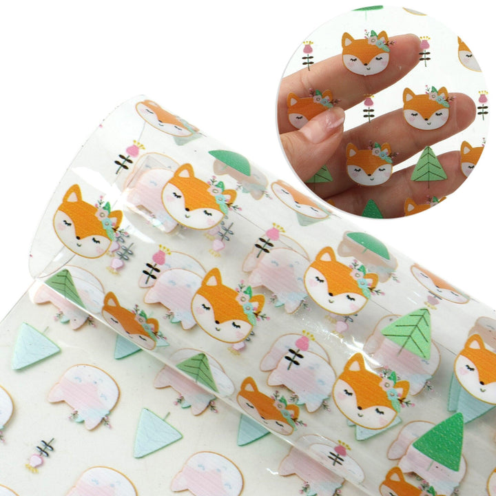 Lisslune | Bunny Egg Design artificial leather crafting sheets for creative DIY projects