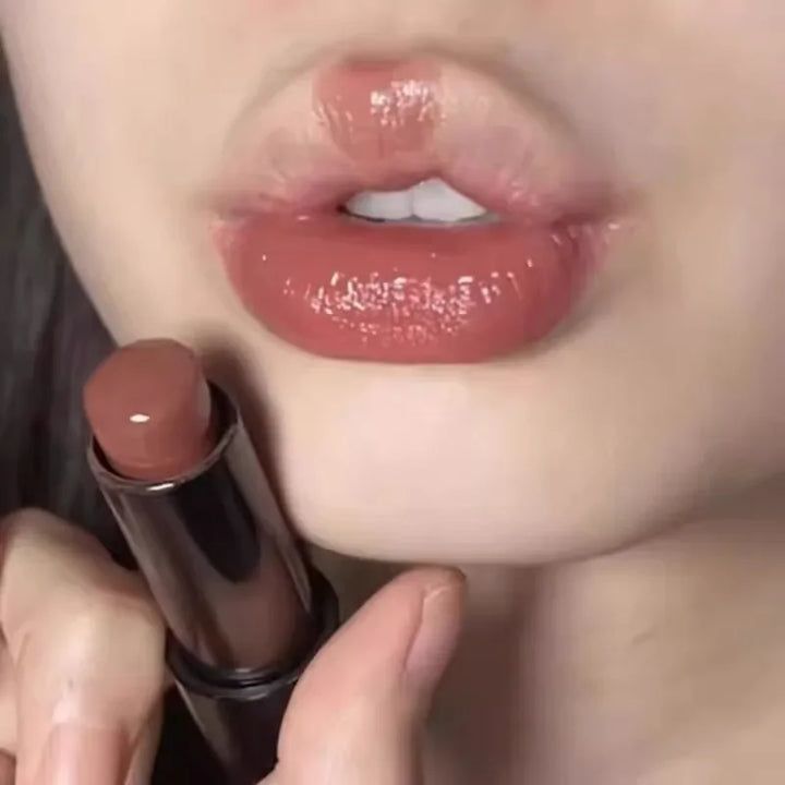Rynx | 9 Colors Gel Lipstick Moisturizing Mirror Water Light Solid Lip Gloss Glass Tea Russet Lip Coating Tint Makeup Cosmetics Beauty