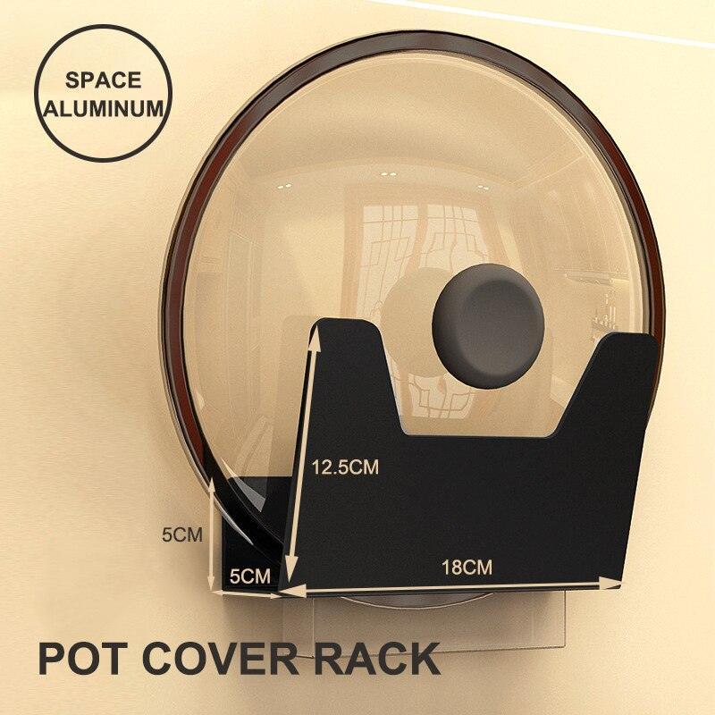 Lisslune | Elegant multifunctional aluminum storage rack with stylish hooks