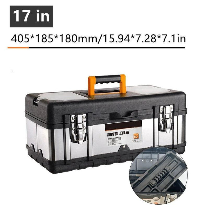Lisslune | Heavy-Duty Stainless Steel Tool Storage Box for Professionals