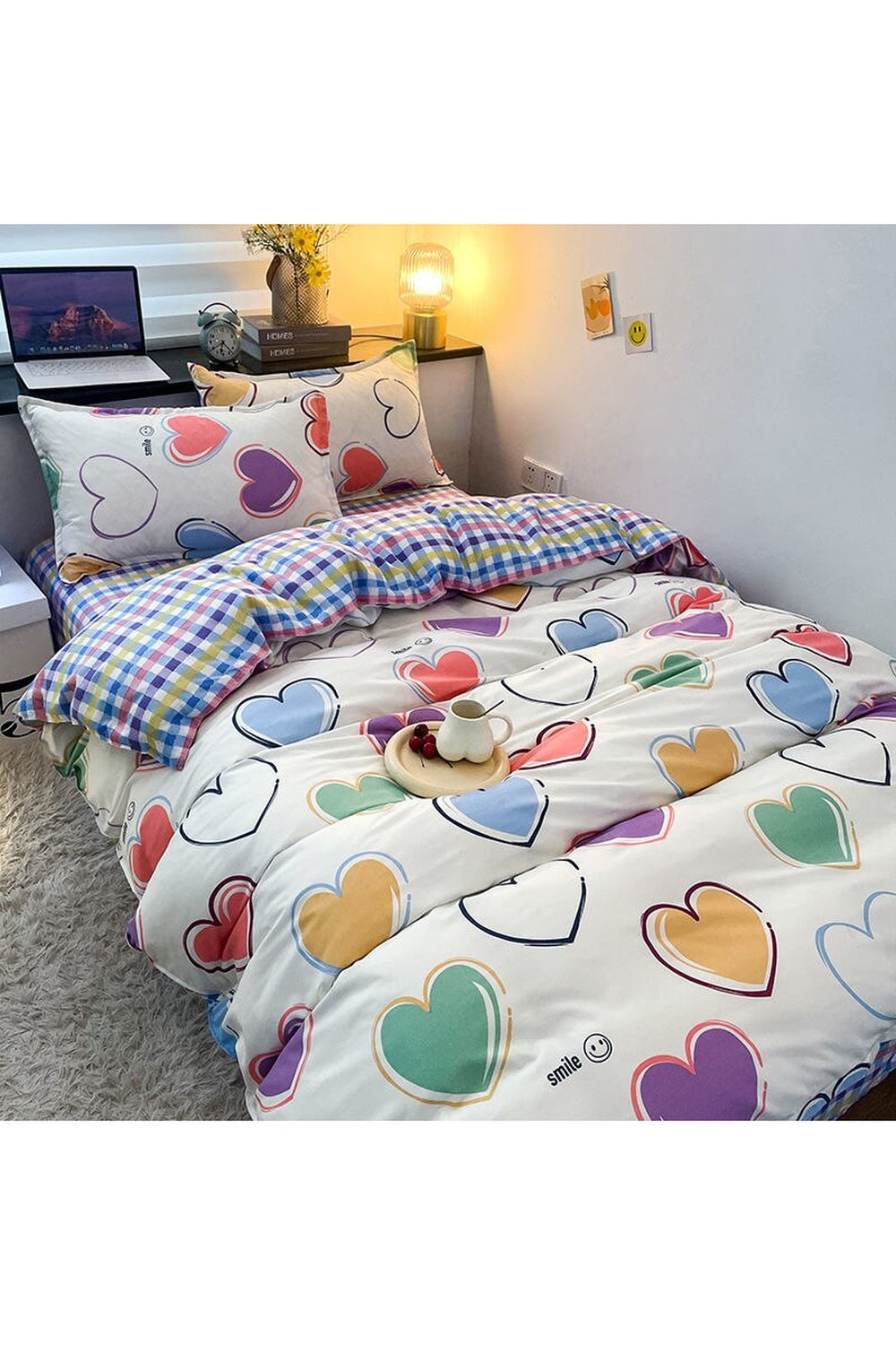 Lisslune | Checkered bedding collection