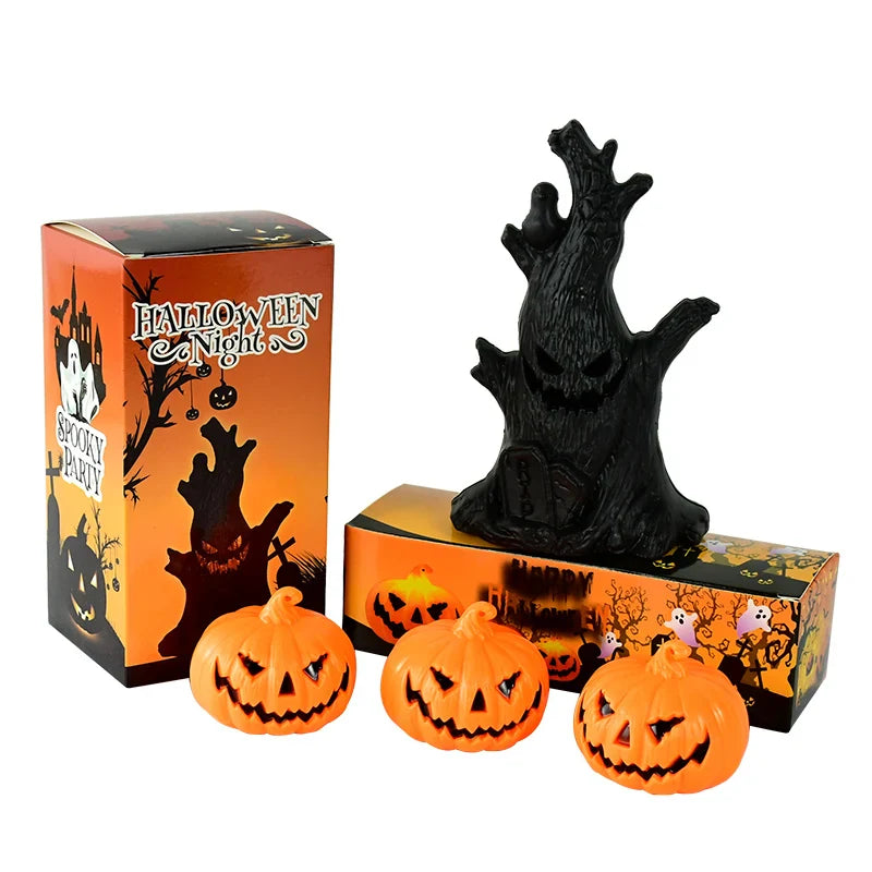 Rynx | Halloween LED Deco Lamp Pumpkin Ghost Tree Lights Table Ornament Lantern Garden Home Decoration Halloween Party Deco Accessories