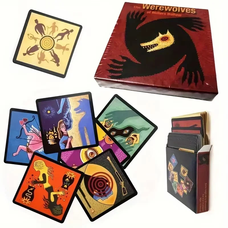 Rynx | 1 Box The legendary Miller Valley Werewolf game card, board game card, interactive game, party game, holiday game, creative gift