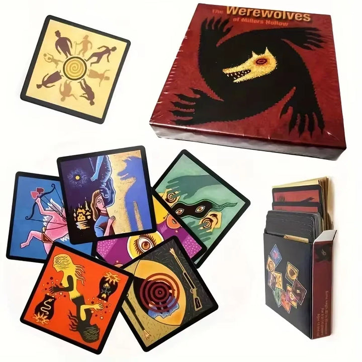 Rynx | 1 Box The legendary Miller Valley Werewolf game card, board game card, interactive game, party game, holiday game, creative gift