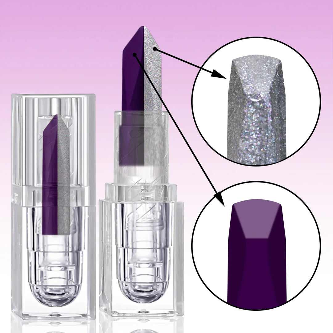 Rynx | Purple Lipstick Color Changing Red Rose Hydrating Lipstick Cosmetics Easy to Use Lipstick Refill