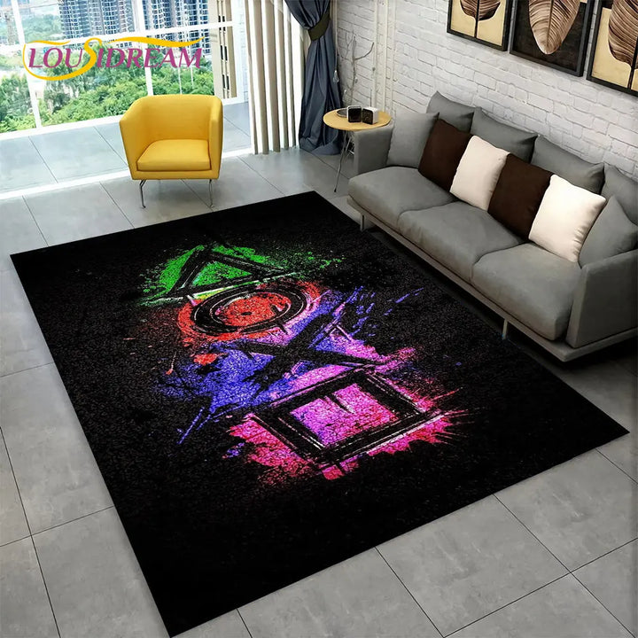 Lisslune | GameJoy Playmat – Soft 3D Gamepad Floor Mat for Children and Gamers