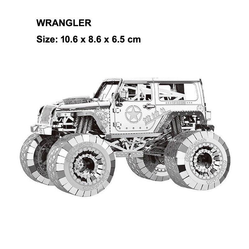 Lisslune | 3D Metal Race Model Building Kit for Creative Teens and Adults