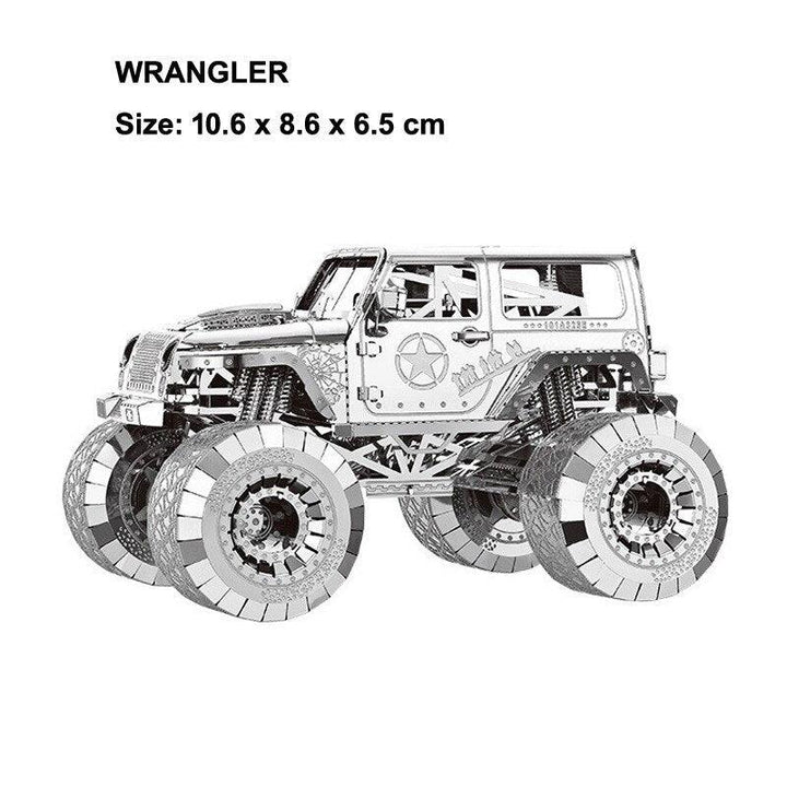 Lisslune | 3D Metal Race Model Building Kit for Creative Teens and Adults