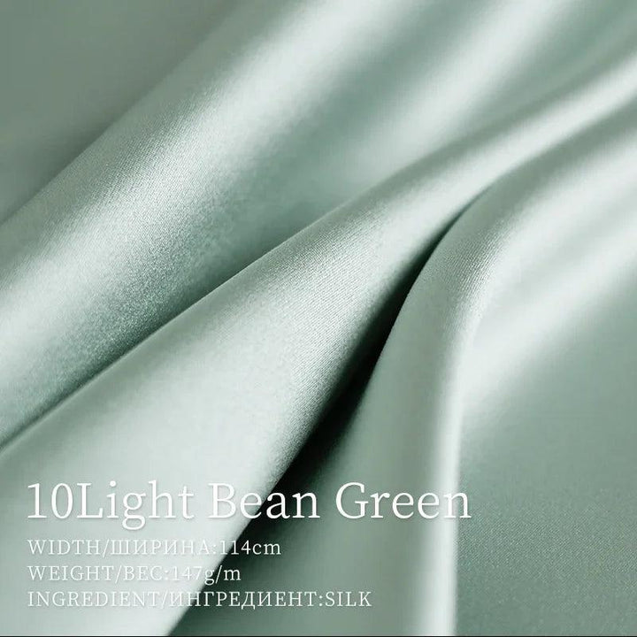 Lisslune | Opulent Red Raspberry 30 Momme Heavy Satin Silk Fabric for Refined Dress Couture and Couture Creations