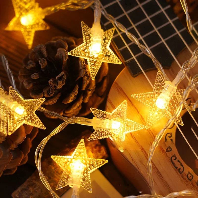 Lisslune | Starlight LED String Lights: Ideal for indoor decoration, outdoor camping and tent atmosphere