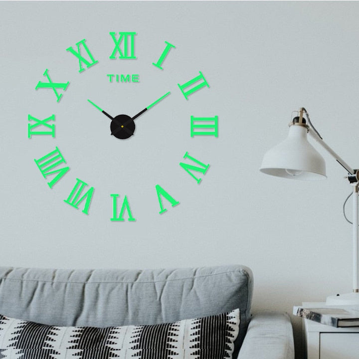 Lisslune | 3D Luminous Silent Wall Clock