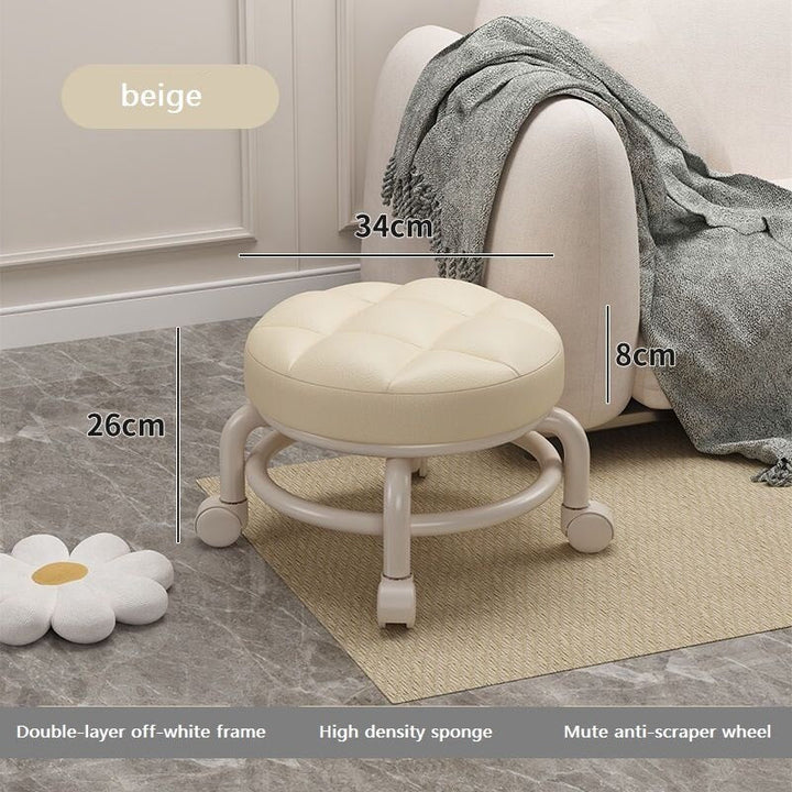 Lisslune | RollEase Mini Rolling Elegant Low Stool