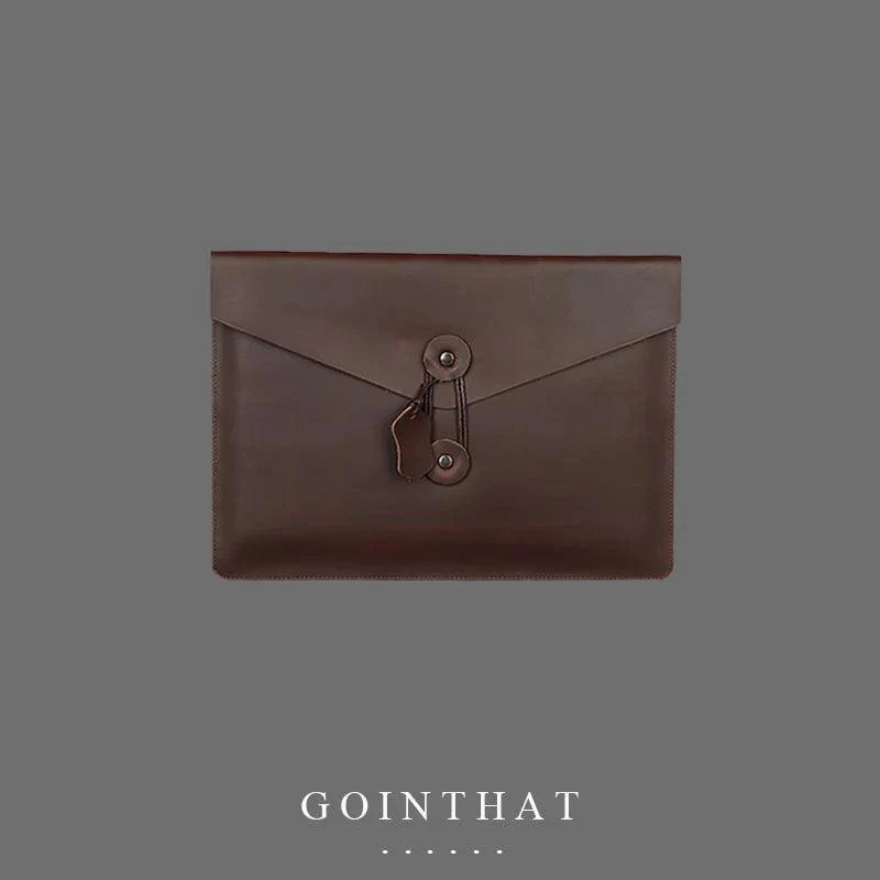 Lisslune | Elegant Leather Laptop Case for the Modern Working Woman